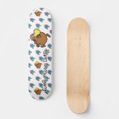 Little Miss Dotty | Farbige Punkte Skateboard (Vorderseite)