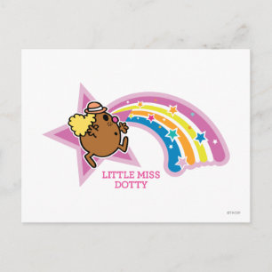 Little Miss Dotty   Jagd auf Regenbows Postkarte