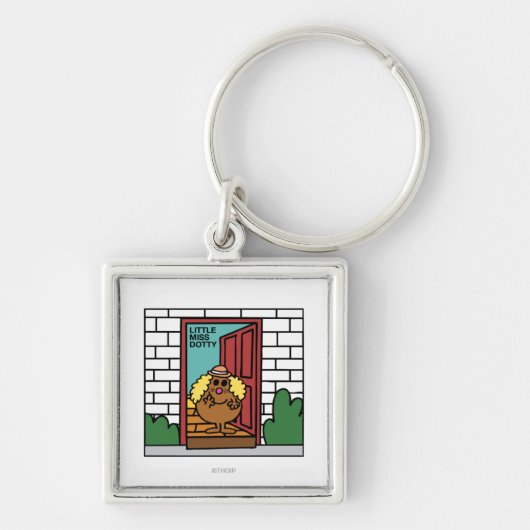 Little Miss Dotty | Offene Tür Schlüsselanhänger (Vorne)