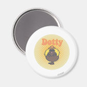 Little Miss Dotty | Spotlight Magnet (Vorderseite/Rückseite)