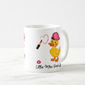 "Little Miss Duck Lips" Tasse (VorderseiteRechts)