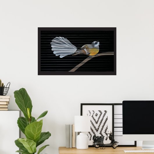 Little Miss Fantail Poster (Heimbüro)