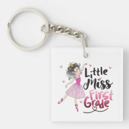 Little Miss First Grade Keychain – Back to School Schlüsselanhänger