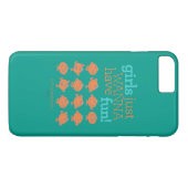 Little Miss Fun | Girls Just Wanna Have Fun Case-Mate iPhone Hülle (Rückseite (Horizontal))