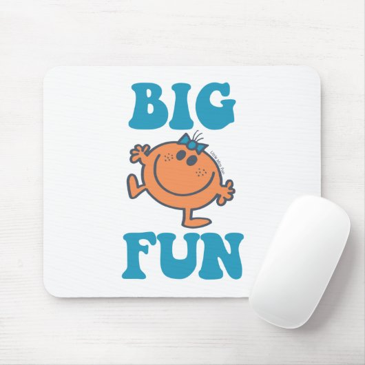 Little Miss Fun | Großer Spaß Mousepad (Mit Mouse)