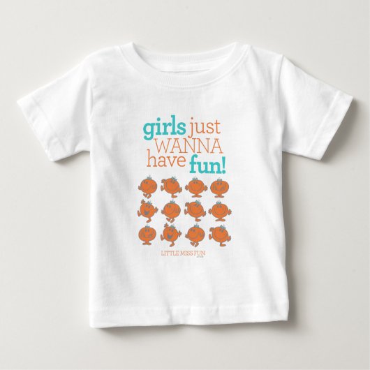 Little Miss Fun | Mädchen, die Spaß haben wollen Baby T-shirt (Vorderseite)