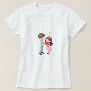 Little Miss   Happy Valentines Day   Niedliche Ges T-Shirt