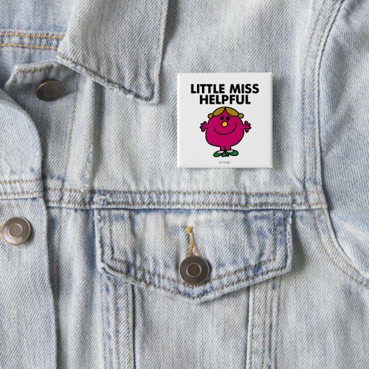 Little Miss Helpful Classic Button (Beispiel)