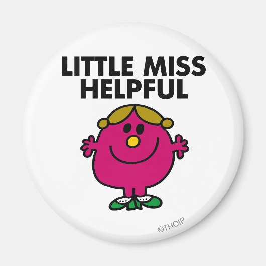 Little Miss Helpful Classic Magnet (Vorne)