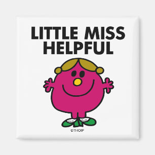 Little Miss Helpful Classic Magnet