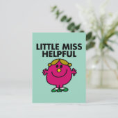 Little Miss Helpful Classic Postkarte (Stehend Vorderseite)