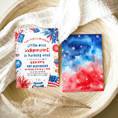 Little Miss Independent 4. Juli 1. Geburtstag Einladung