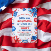Little Miss Independent 4. Juli 1. Geburtstag Einladung