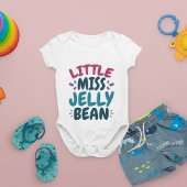 Little Miss Jelly Bean Oaster Candy Nickname Baby Strampler