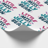 Little Miss Jelly Bean Oaster Candy Nickname Geschenkpapier (Ecke)