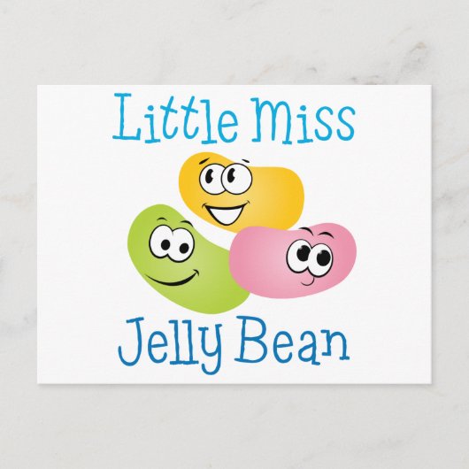 Little Miss Jelly Bean Postkarte (Vorderseite)