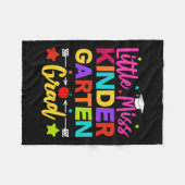 Little Miss Kindergarten Fleecedecke (Vorderseite (Horizontal))