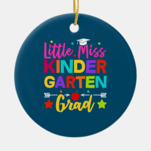 Little Miss Kindergarten Keramik Ornament