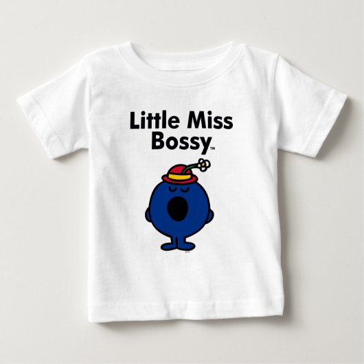 Little Miss | Kleine Miss Bossy ist so Bossy Baby T-shirt (Vorderseite)