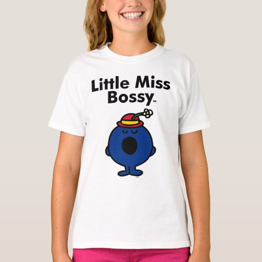 Little Miss | Kleine Miss Bossy ist so Bossy T-Shirt (Vorderseite)