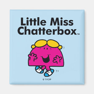 Little Miss   Kleine Miss Chatterbox ist so klein Magnet