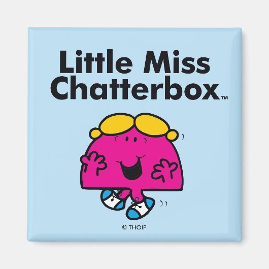 Little Miss | Kleine Miss Chatterbox ist so klein Magnet (Vorne)