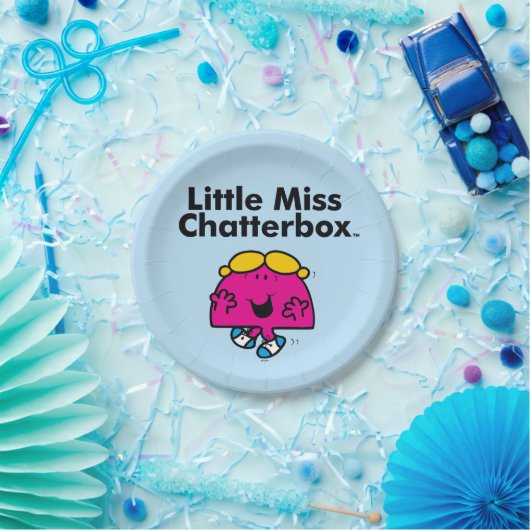 Little Miss | Kleine Miss Chatterbox ist so klein Pappteller (Party)