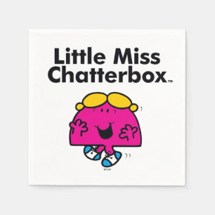 Little Miss   Kleine Miss Chatterbox ist so klein Serviette