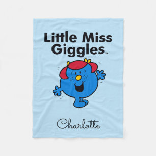 Little Miss   Kleine Miss Giggles lacht gerne Fleecedecke