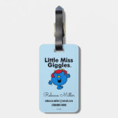 Little Miss | Kleine Miss Giggles lacht gerne Gepäckanhänger (Rückseite vertikal)