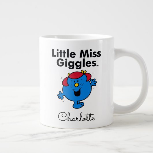 Little Miss | Kleine Miss Giggles lacht gerne Jumbo-Tasse (Rechts)