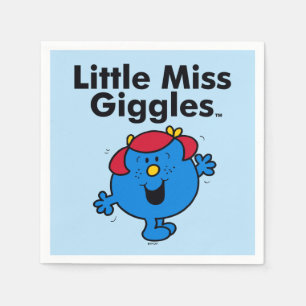 Little Miss Kleine Miss Giggles lacht gerne Serviette