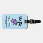 Little Miss | Kleine Miss Naughty ist so schmutzig Gepäckanhänger (Vorderseite horizontal)