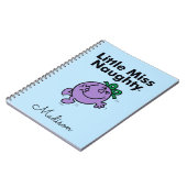 Little Miss | Kleine Miss Naughty ist so schmutzig Notizblock (Linke Seite)