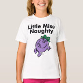 Little Miss | Kleine Miss Naughty ist so schmutzig T-Shirt (Vorderseite)
