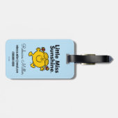 Little Miss | Kleine Miss Sunshine ist ein Sonnens Gepäckanhänger (Rückseite horizontal)