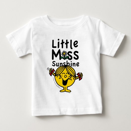 Little Miss | Kleine Miss Sunshine Laghs Baby T-shirt (Vorderseite)