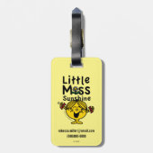 Little Miss | Kleine Miss Sunshine Laghs Gepäckanhänger (Rückseite vertikal)