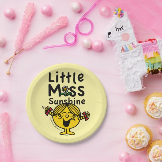 Little Miss | Kleine Miss Sunshine Laghs Pappteller (Party)