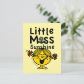 Little Miss | Kleine Miss Sunshine Laghs Postkarte (Stehend Vorderseite)