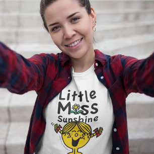 Little Miss Kleine Miss Sunshine Laghs Tri-Blend Shirt
