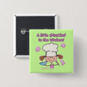 Little Miss Koch Button (Vorne & Hinten)