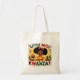 Little Miss Kwanza Afro American Kwanaz Erbe Tragetasche