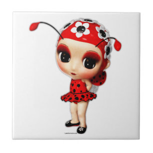 Little Miss Ladybug Fliese