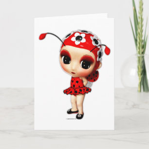 Little Miss Ladybug Karte