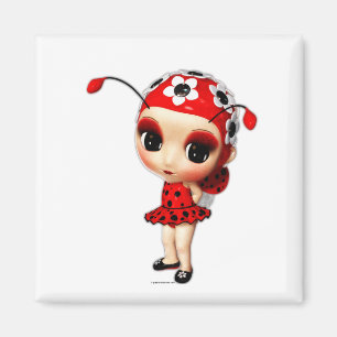 Little Miss Ladybug Magnet