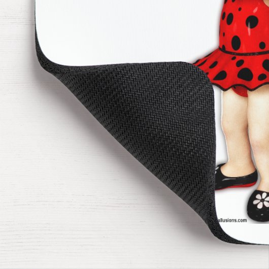 Little Miss Ladybug Mousepad (Ecke)