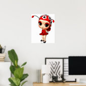 Little Miss Ladybug Poster (Heimbüro)