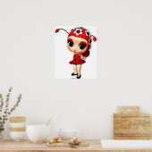 Little Miss Ladybug Poster (Küche)