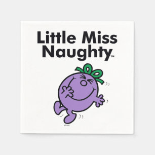 Little Miss Little Miss Naughty is So Naughty Serviette